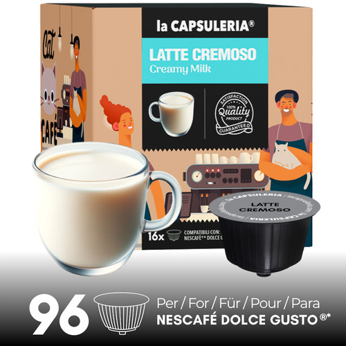 Cremige milch kapseln - cremige,